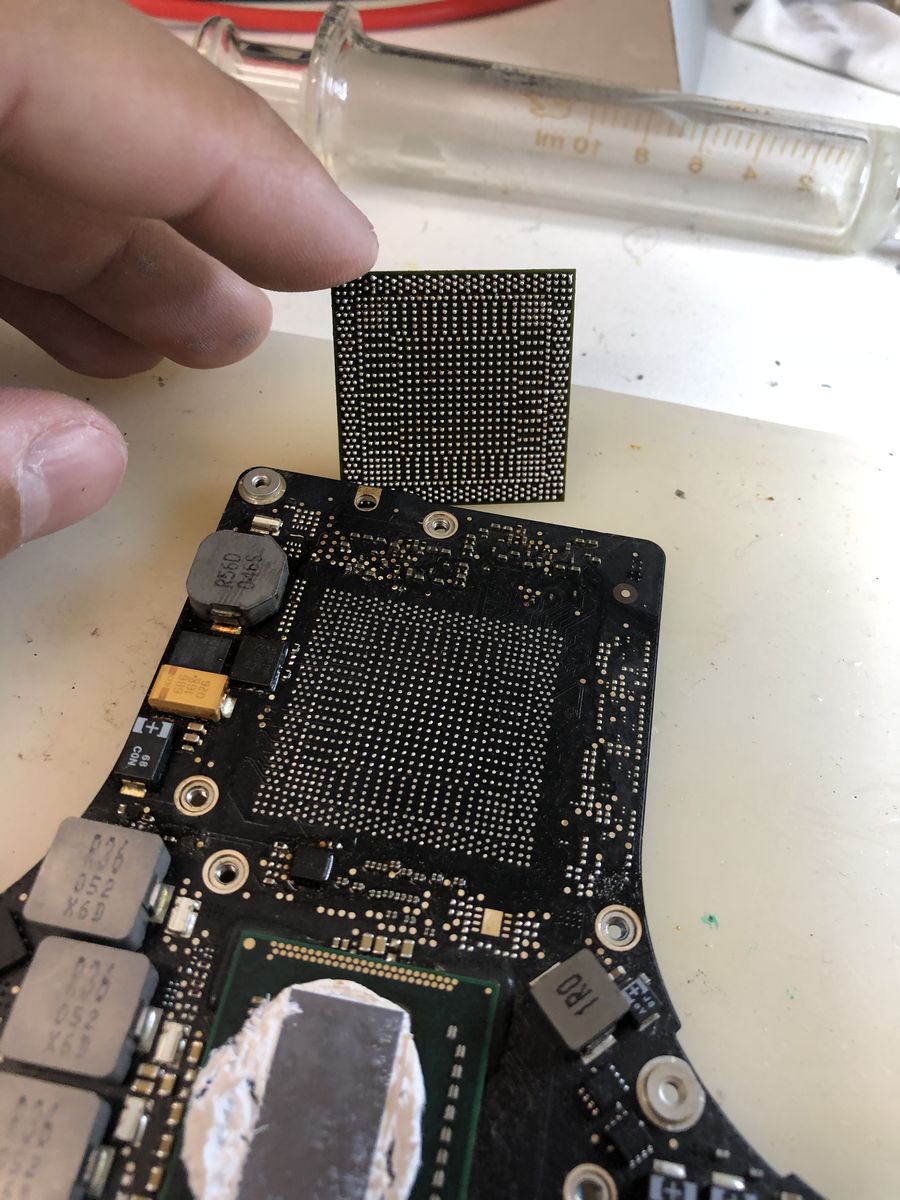 Reballing de chip BGA